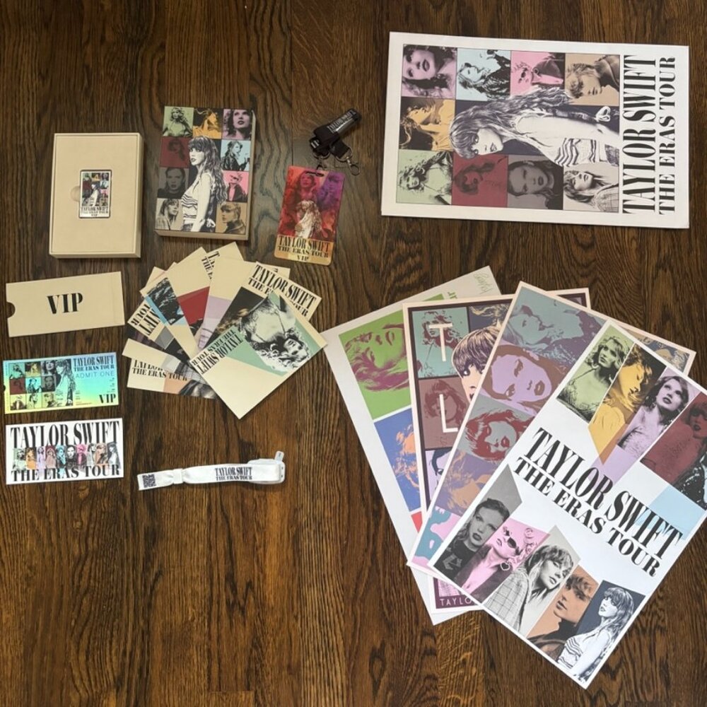 TAYLOR SWIFT ERAS TOUR VIP PACKAGE CONTENTS